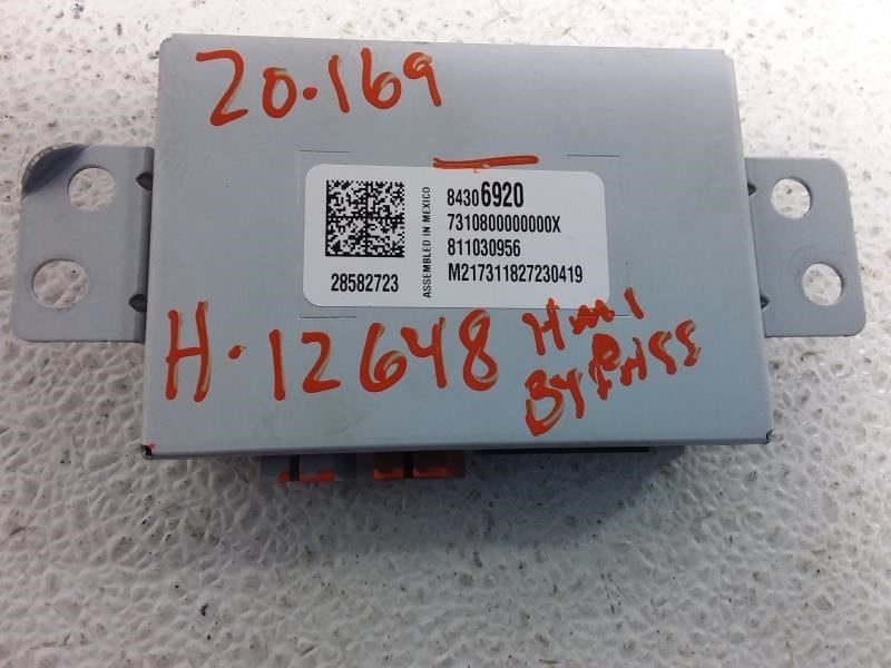 HMI BYPASS MODULE ESCALADE 2018 Chassis Control Module 848163 ID # 84306920