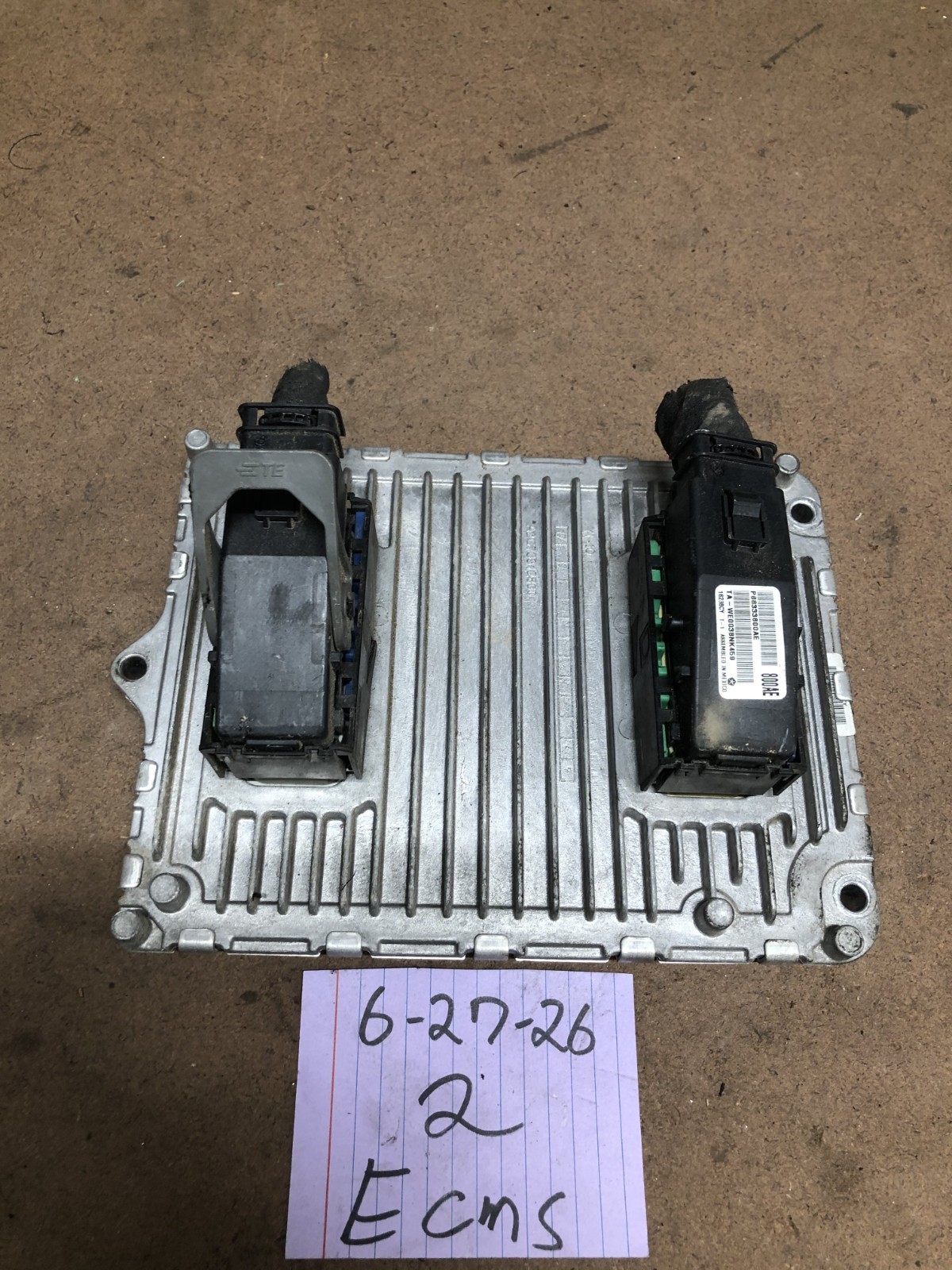 2018 2019 Chrysler 300 Engine Computer Control Module Ecm Plugs P68330904aa