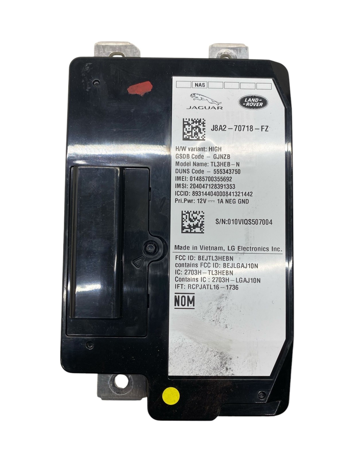 2018-2022 RANGE ROVER TELEMATIC COMMUNICATION MODULE J8A2-70718-FZ OEM