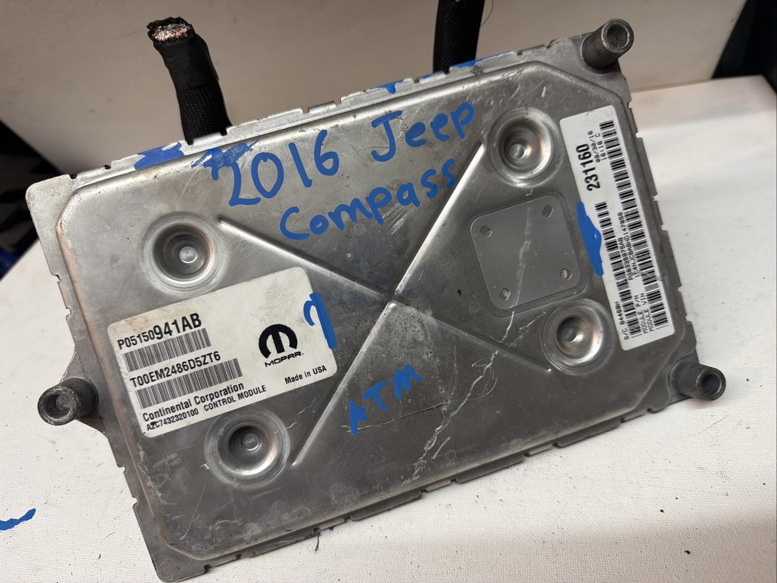 Jeep Compass Engine Control Computer Ecu Pcm Ecm Pcu Oem P05150941ab DGLHH