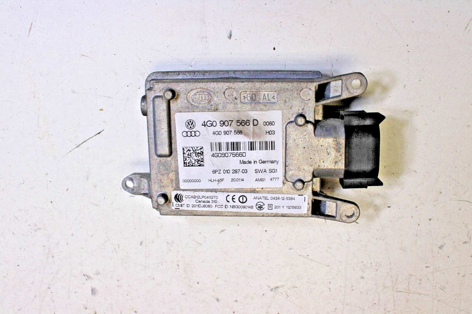 AUDI A6 RIGHT BLIND SPOT RADAR SENSOR 4G0907566D B27