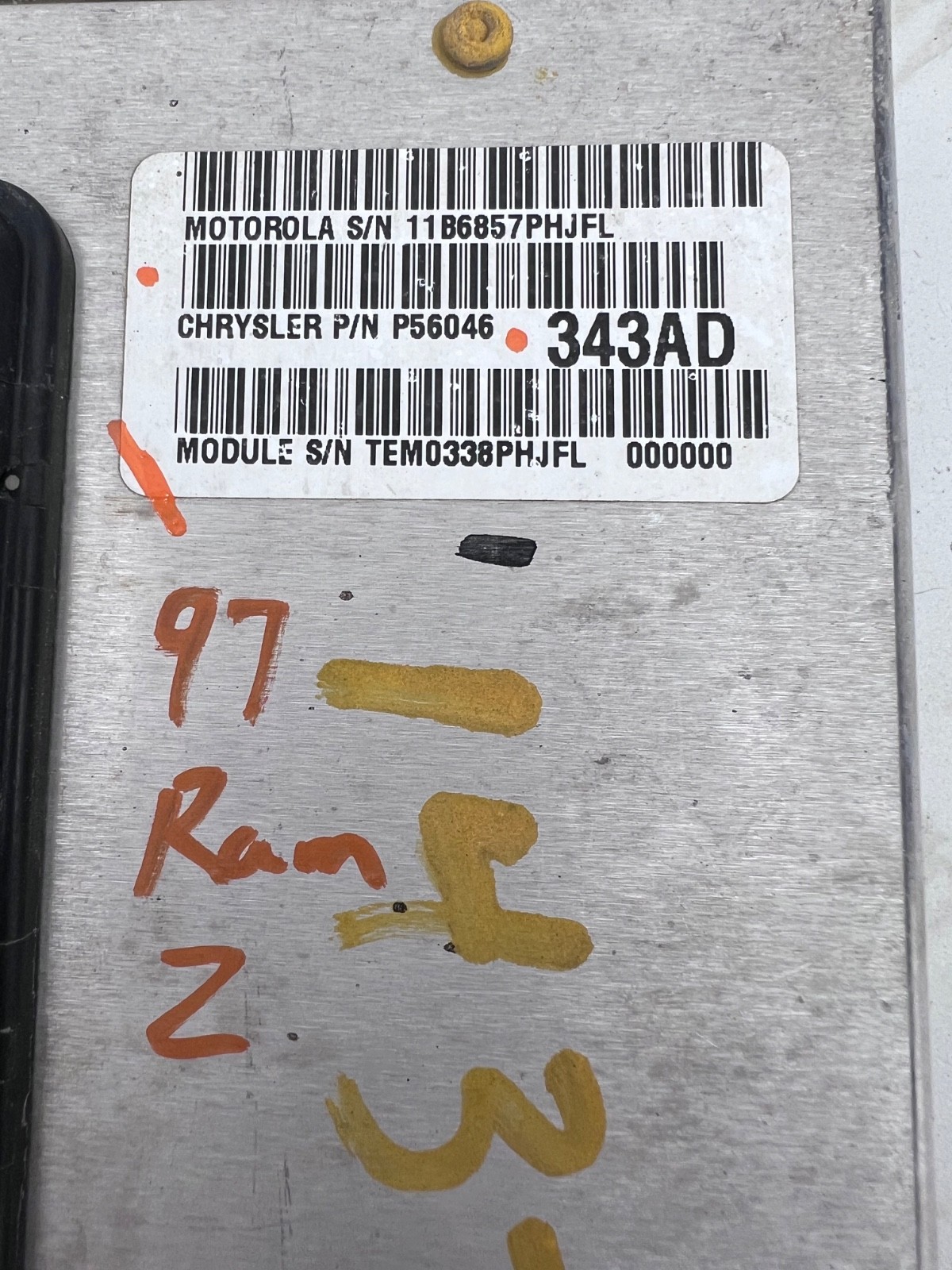🧰 98 1998 Dodge RAM 1500 5.2L ECM/ECU computer module P56046343AD
