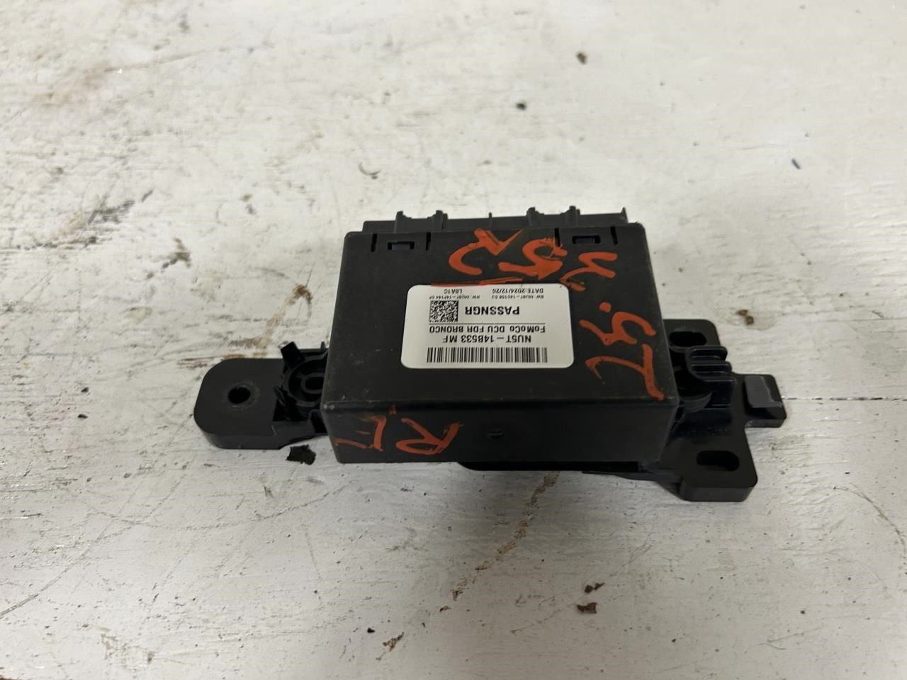 2025 FORD BRONCO Front Door Control Module OEM Part Number NU5T14B533MF