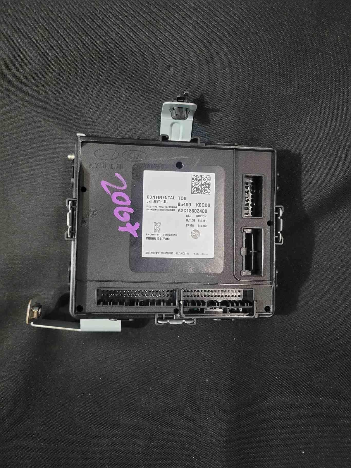 2020-2021 Kia Soul Body Control Module Bcm 95400-K0QB0