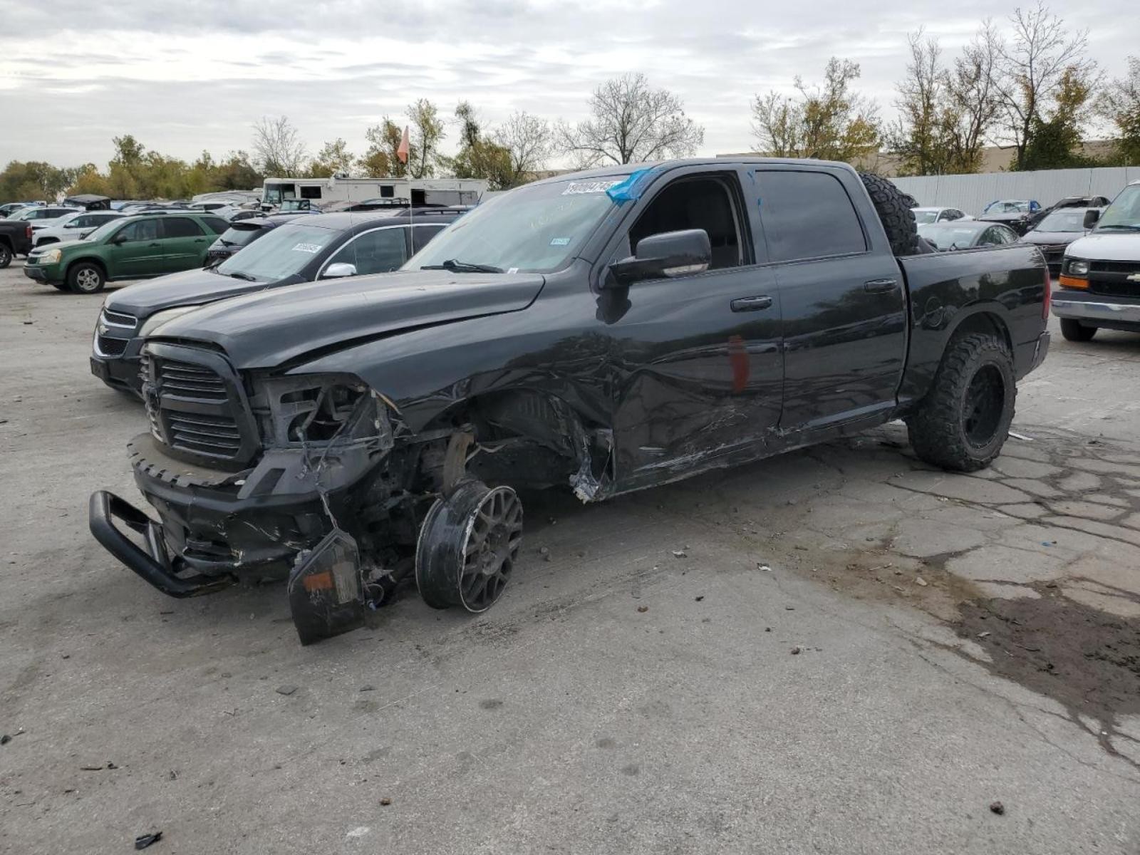 2013-2018 Dodge 1500 Left Front Window Regulator Crew Cab Electric OEM Assembly