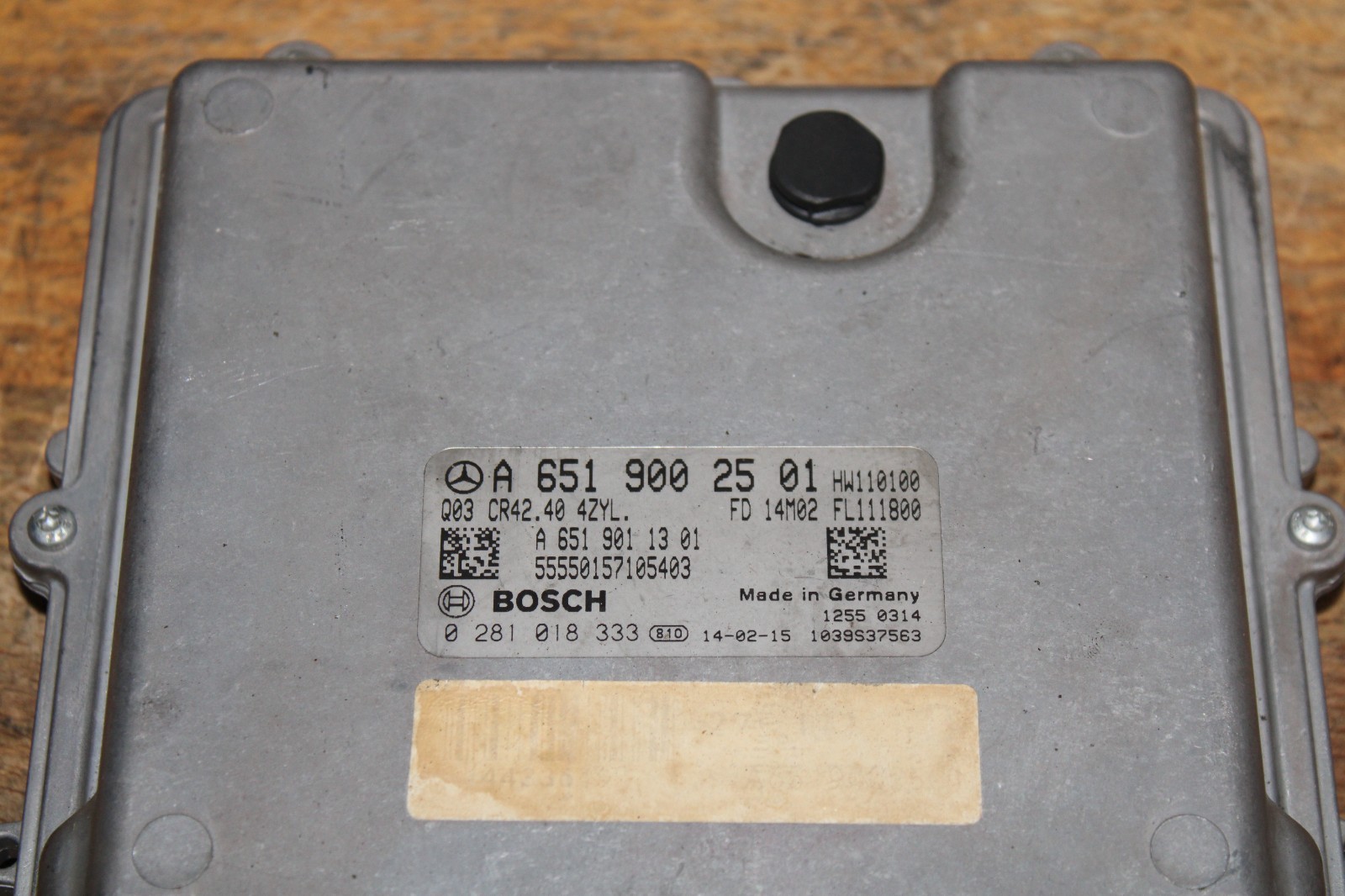 2014 Mercedes GLK250 Class Engine Control Module Computer ECU 6519002501 13 2015
