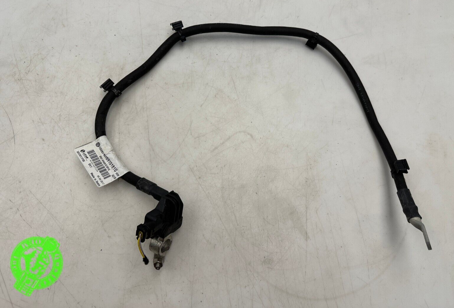 2017-2018 AUDI A8 A8L S8 3.0L 4.0L NEGATIVE BATTERY CABLE TERMINAL 4H0915181G OE