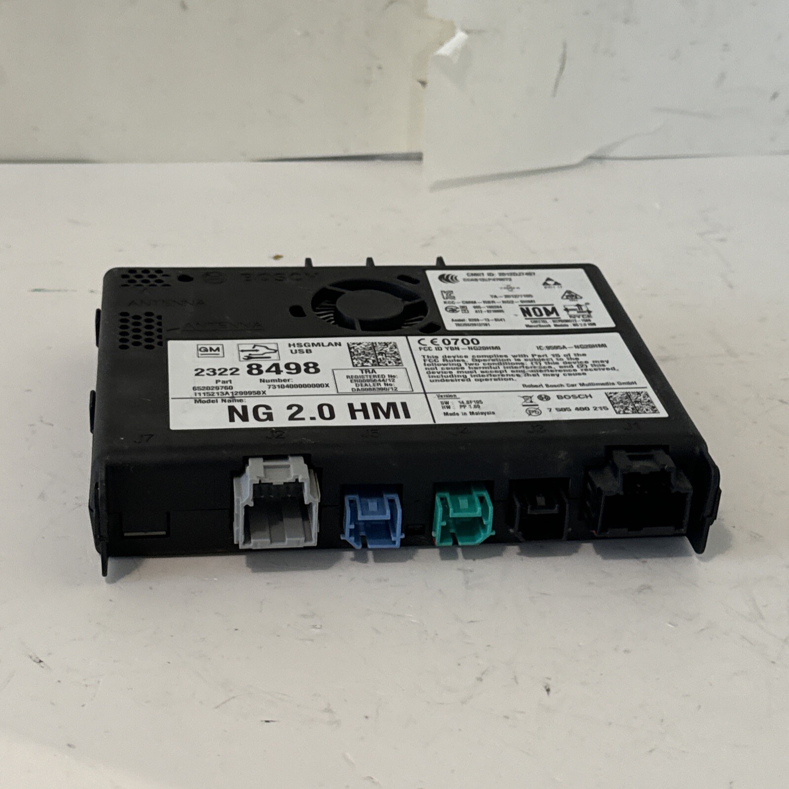 2015 CHEVROLET SIERRA HMI HUMAN MACHINE INTERFACE MODULE OEM 23228498