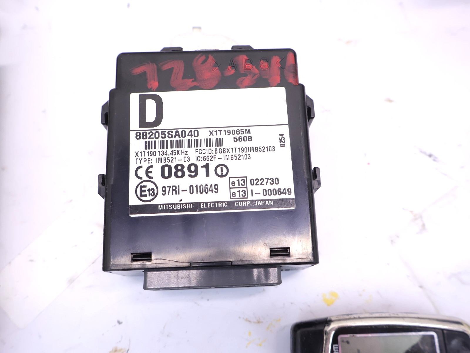 2006 Subaru Impreza WRX Immobilizer Set ECU Ignition Key AT 2.5L Turbo 06