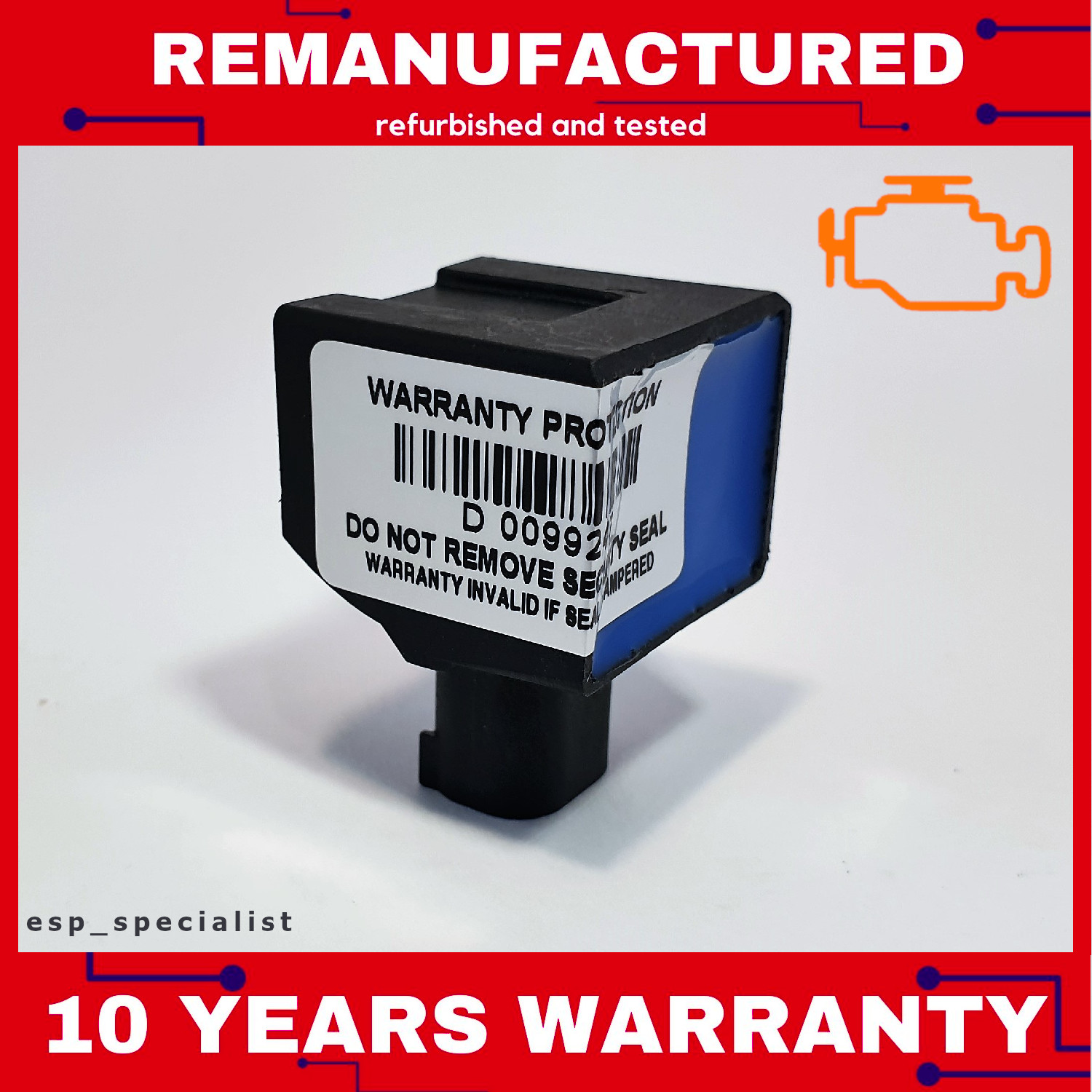 Volkswagen New Beetle ESP Lateral Acceleration Sensor 1J0907651A refurbished