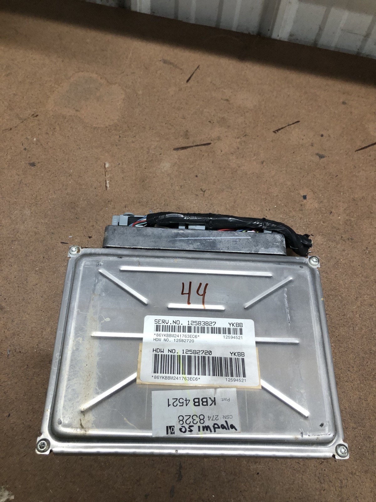 2002-05 GM ECM Impala LeSabre PCM Engine Computer Module 12582720 YKBB 12583827