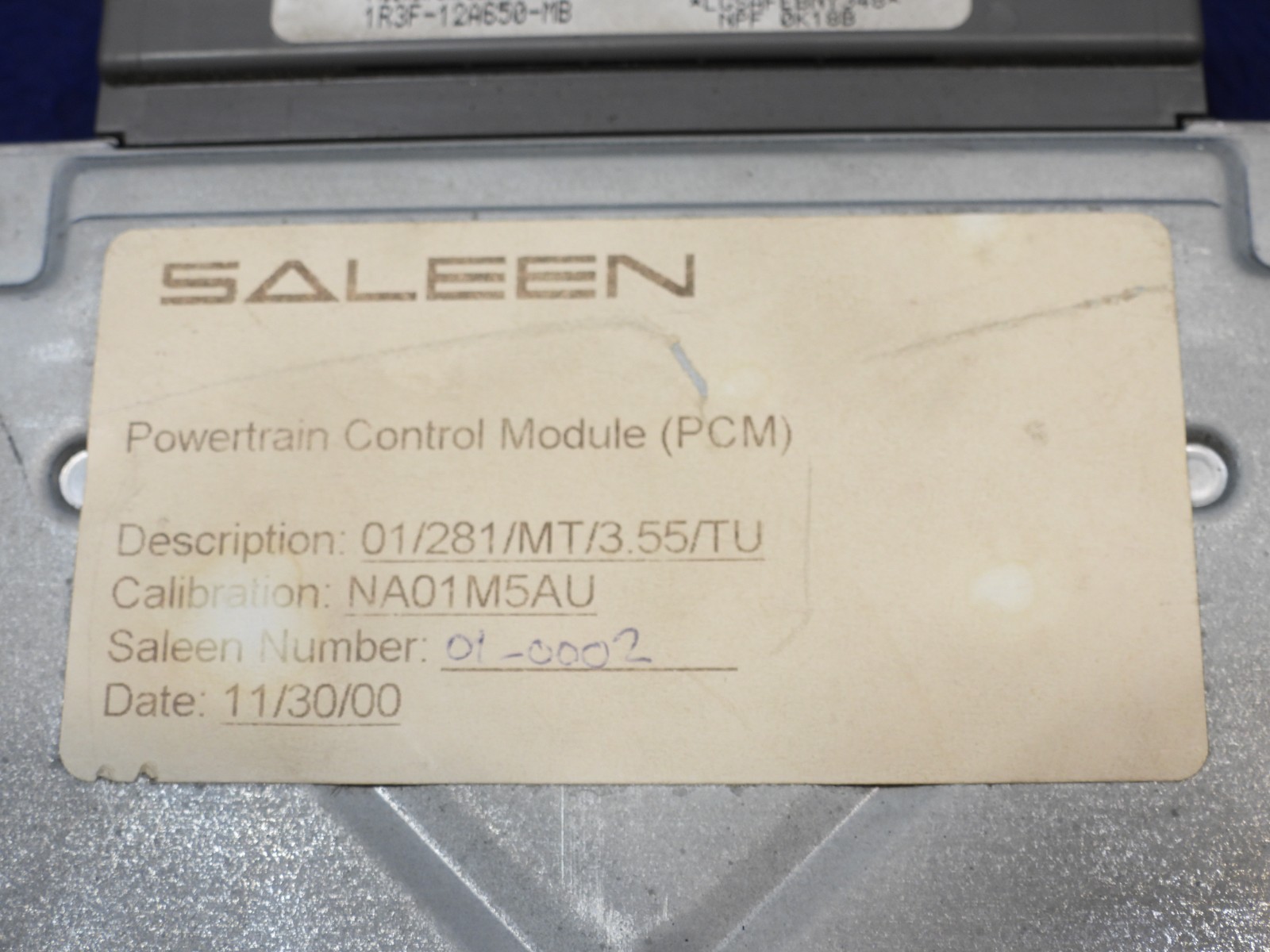 2001 Ford Mustang Saleen 4.6L Manual Trans ECU PCM Computer GIZ1 R61