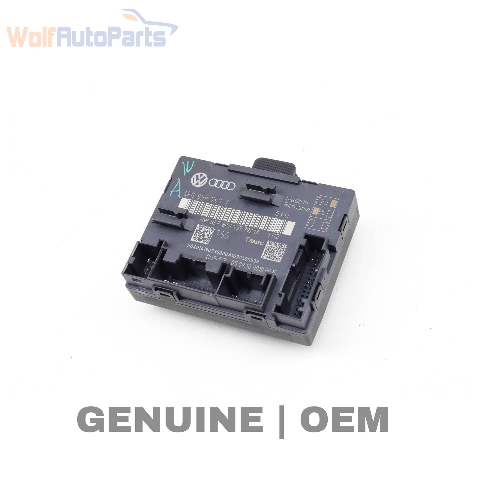 2009-2011 AUDI A6 QUATTRO – Front Right DOOR / Window Control Module