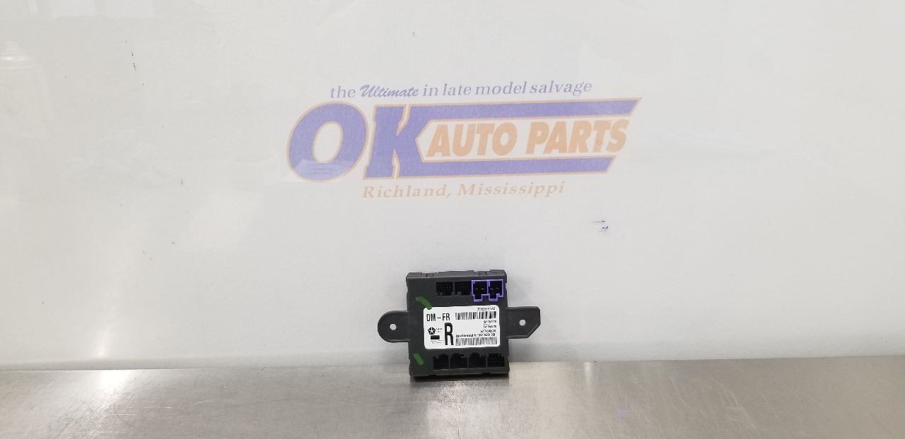 16 DODGE RAM 2500 LARAMIE DOOR CONTROL MODULE FRONT RIGHT PASSENGER 68225102AC