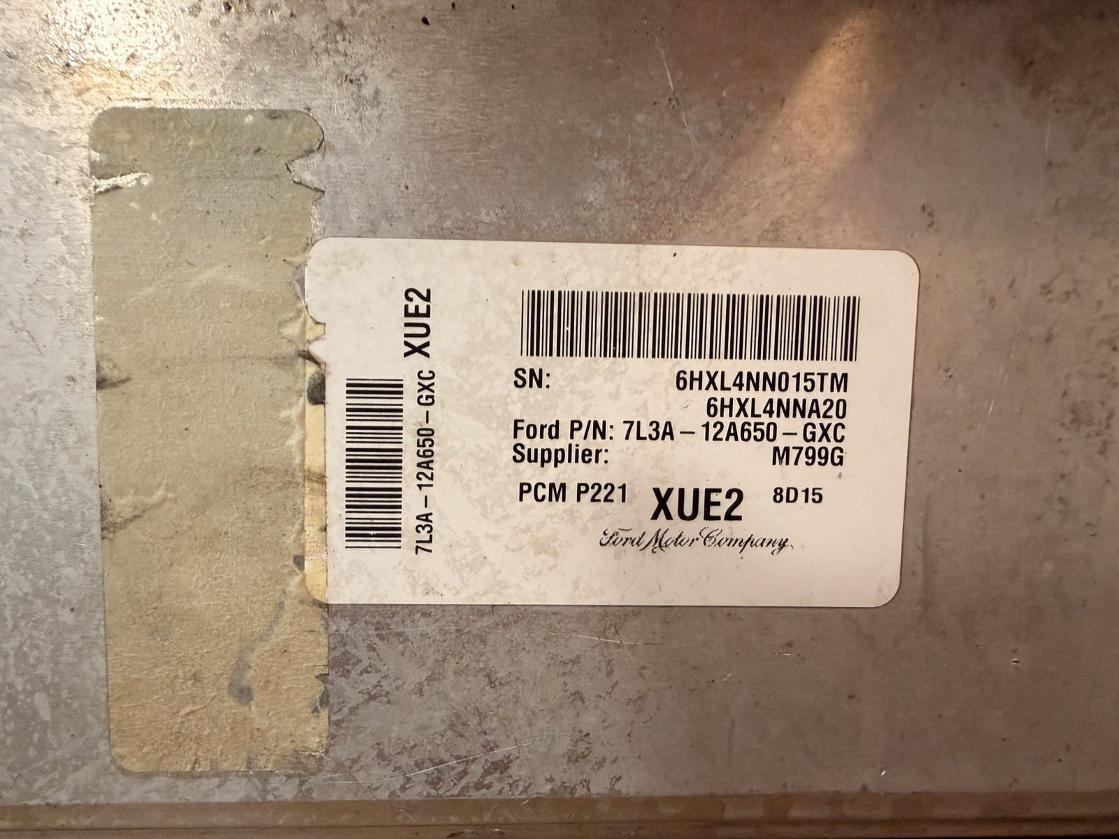 2007 2008 Ford F-150 F150 AT 4.6L Engine Computer Module ECU ECM 7L3A-12A650-GXC