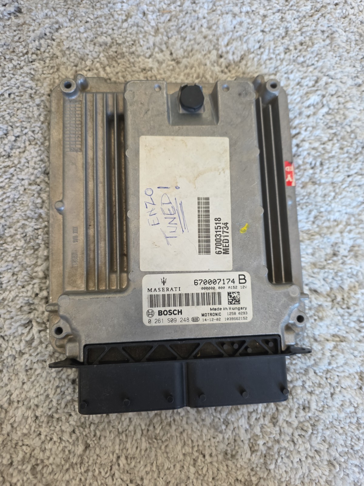 14-20 Maserati Levante Ghibli 3.0L ECU OEM