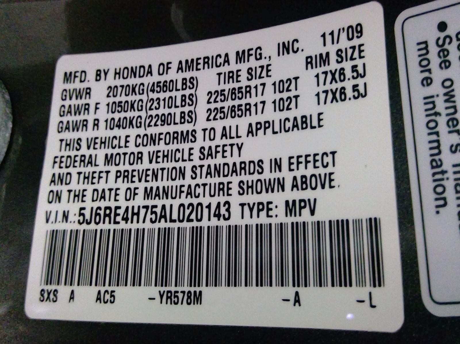 Used Engine Control Module (ECM) fits: 2010 Honda Cr-v Electronic Control Module