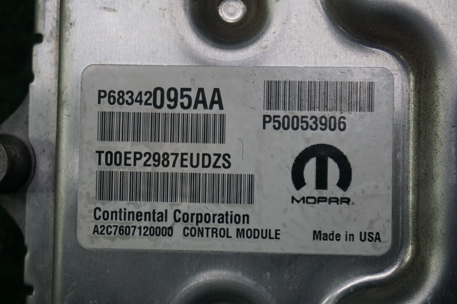 2017 2018 19 JEEP COMPASS 2.4L Engine Computer Control Module OEM ECM P68342095A