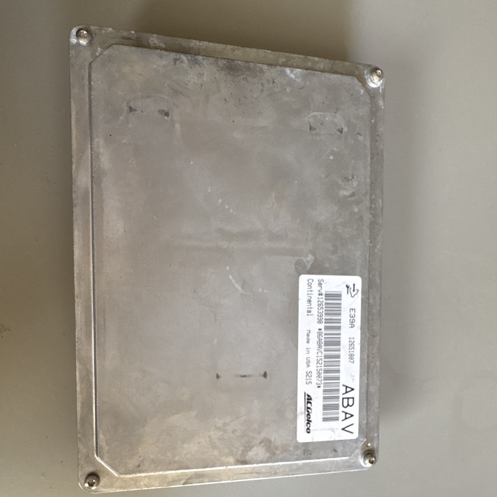 ⁠12653998 E39A ECM Engine Computer- 2013-2016 ChevyEquinoxMalibuTraverse -TESTED