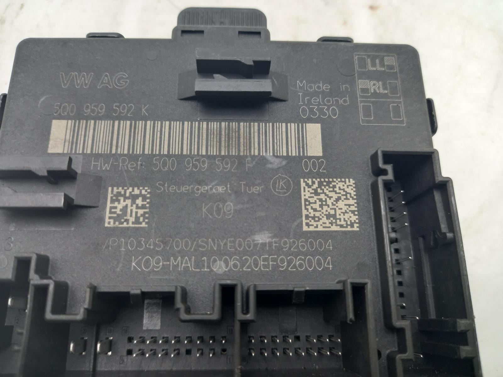 AUDI Q3 Front Door ECU Control Module LH 2018-2025 5Q0959592K