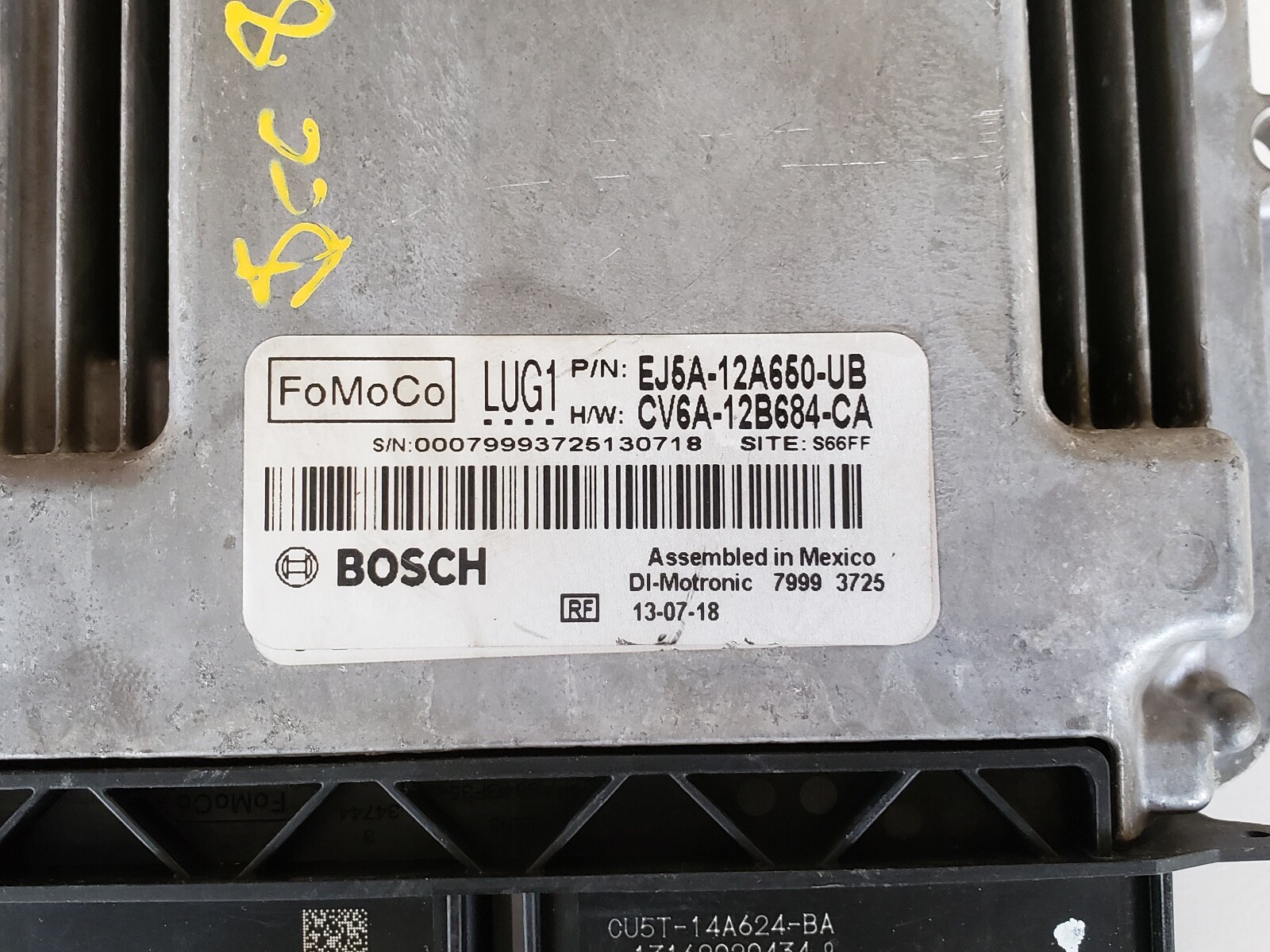 2013-2015 Escape EJ5A-12A650-UB Computer Brain Engine Control ECU ECM EBX Module
