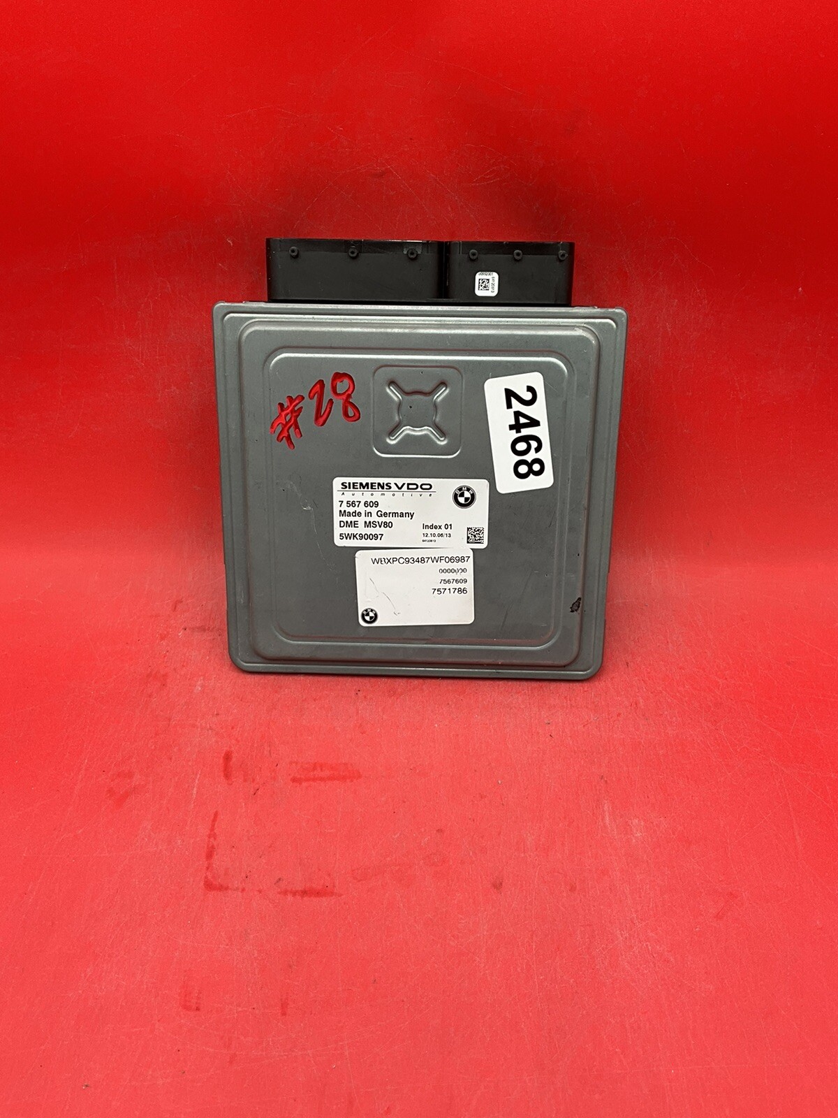 2007 BMW X3 Engine Computer Module ECM ECU 7 567 609
