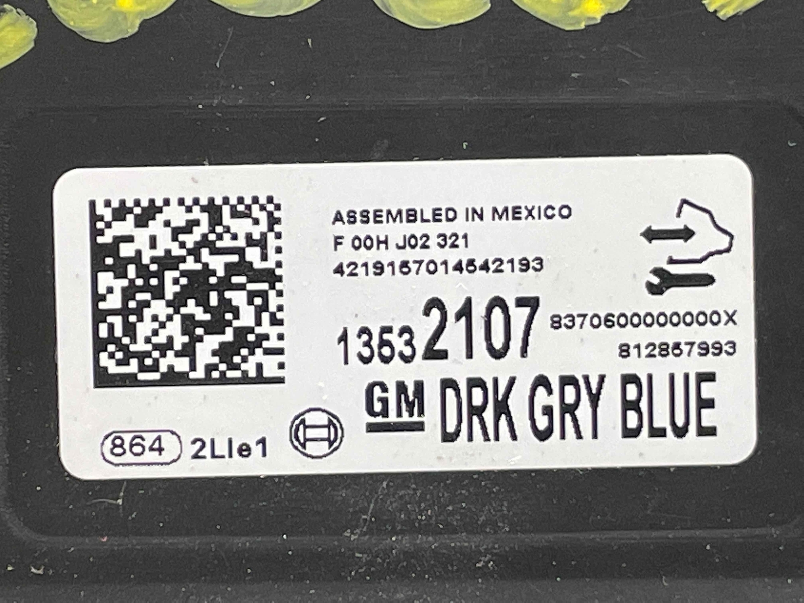2019 Chevy Silverado 1500 5.3 Front Park Assist Computer Control Module 13532107