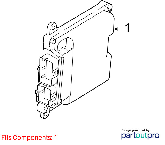 2020 Mitsubishi Eclipse Cross ECM Control Module 1860D573 1.5L AT FWD OEM Part