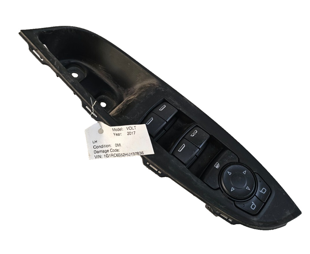 ⭐16-19 Chevrolet LH Push Button Master Power Window Switch Module OEM 23308155
