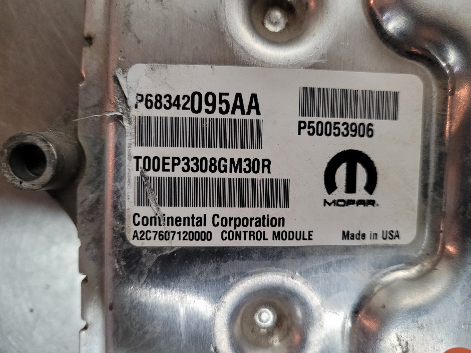 2017-2021 Jeep Compass 2.4L Engine Control Module ECM ECU PCM OEM P68342095AA *J