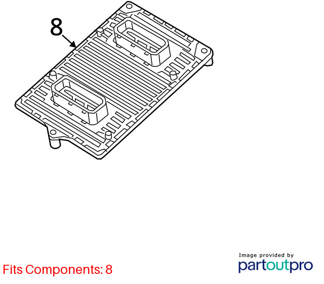 2013-2013 Dodge Dart Engine Computer Ecu Pcm Ecm Pcu Oem GCZGB