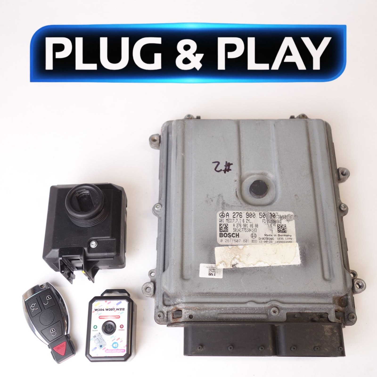 A2769005000 Mercedes C- Class C300 2013 Engine Computer Plug N Go