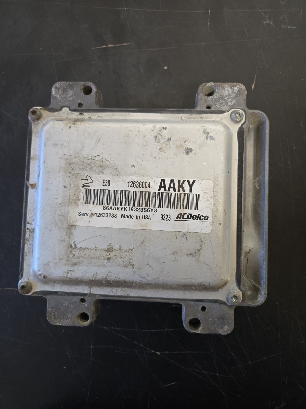ECM ECU E38 1263004 AAKY (AcDelco) 12633238