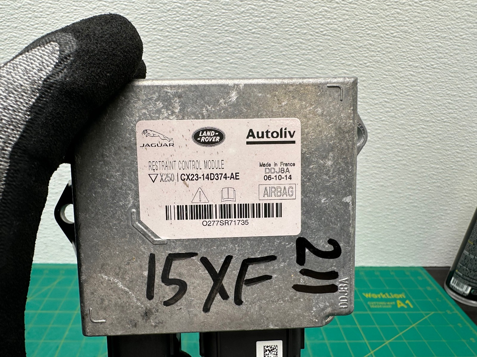 12-15 JAGUAR XF XFR SRS CONTROL MODULE COMPUTER OEM