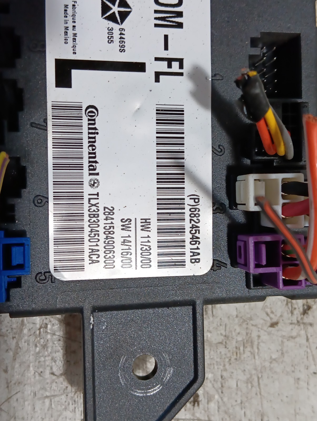 Door Module Driver Side Left LH P68316561AD OEM Dodge Jeep Chrysler 2015 – 2021✅