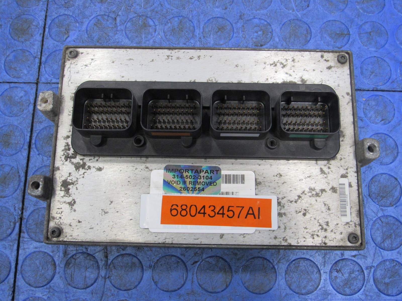 PROGRAMMED PLUG & PLAY 10 Jeep Wrangler JKU 3.8L AT ECM 68043457AI 457 PROG 2554
