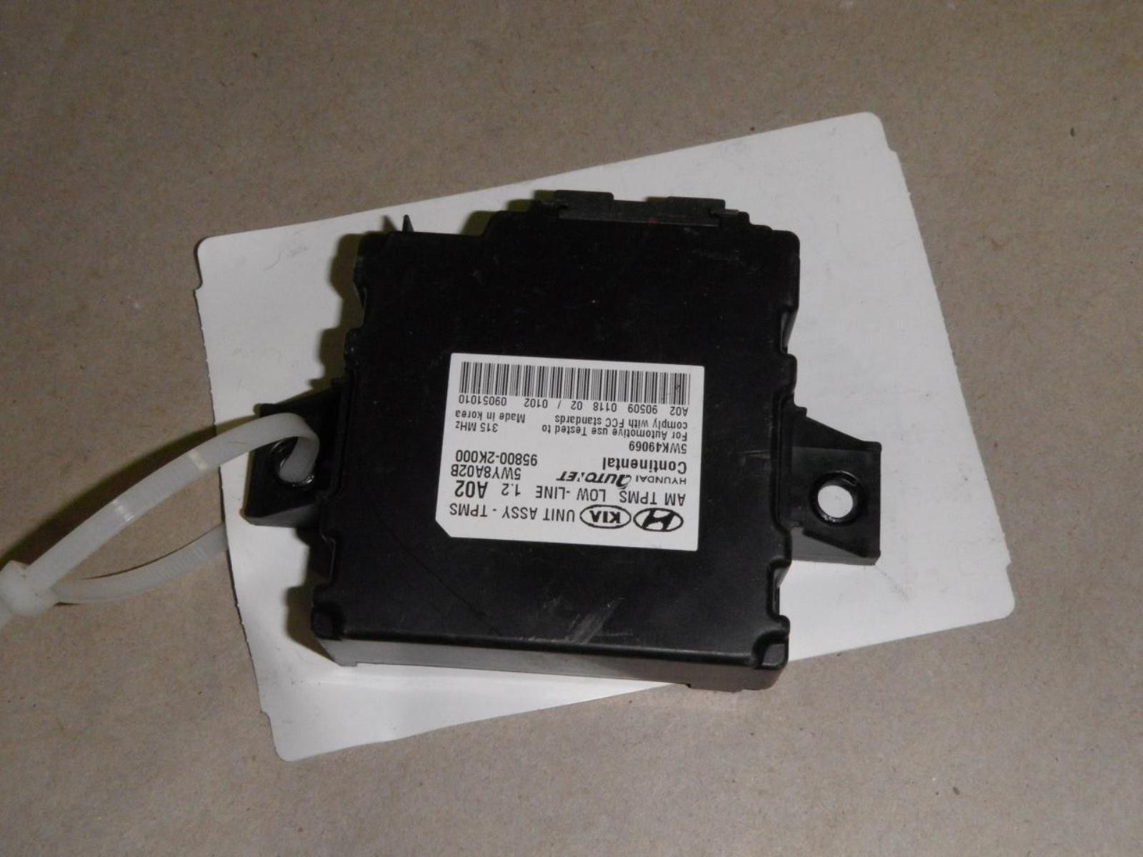 2010 SOUL SUSP ECU TPMS 958002K000