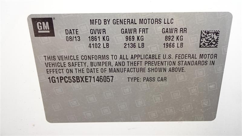 DOOR LOCK RECEIVER NON EXTENDED RANGE OPT ATH FITS 11-15 & 16 LIMITED CRUZE