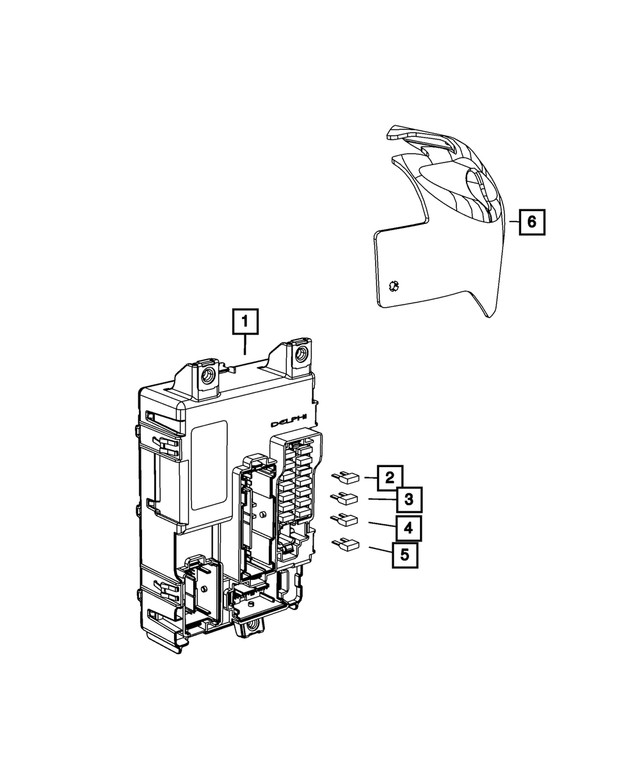 Genuine Mopar Body Controller Module US Canada 68225040AB