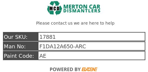 FORD C-MAX mk2 2016 1.0 M2DC 6 SPEED ECU F1DA12A650-ARC