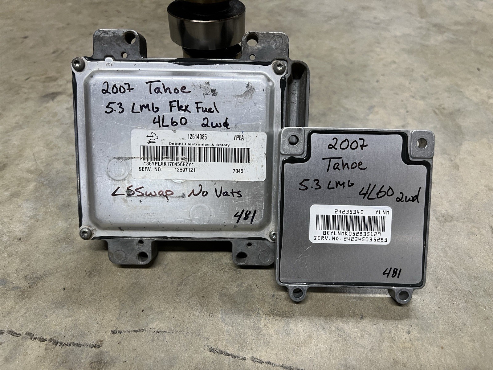 Gen 4 LS E38 Swap Ecm + T42 Tcm 5.3 Lmg 4L60 2wd 58X LS Swap Vats Disabled
