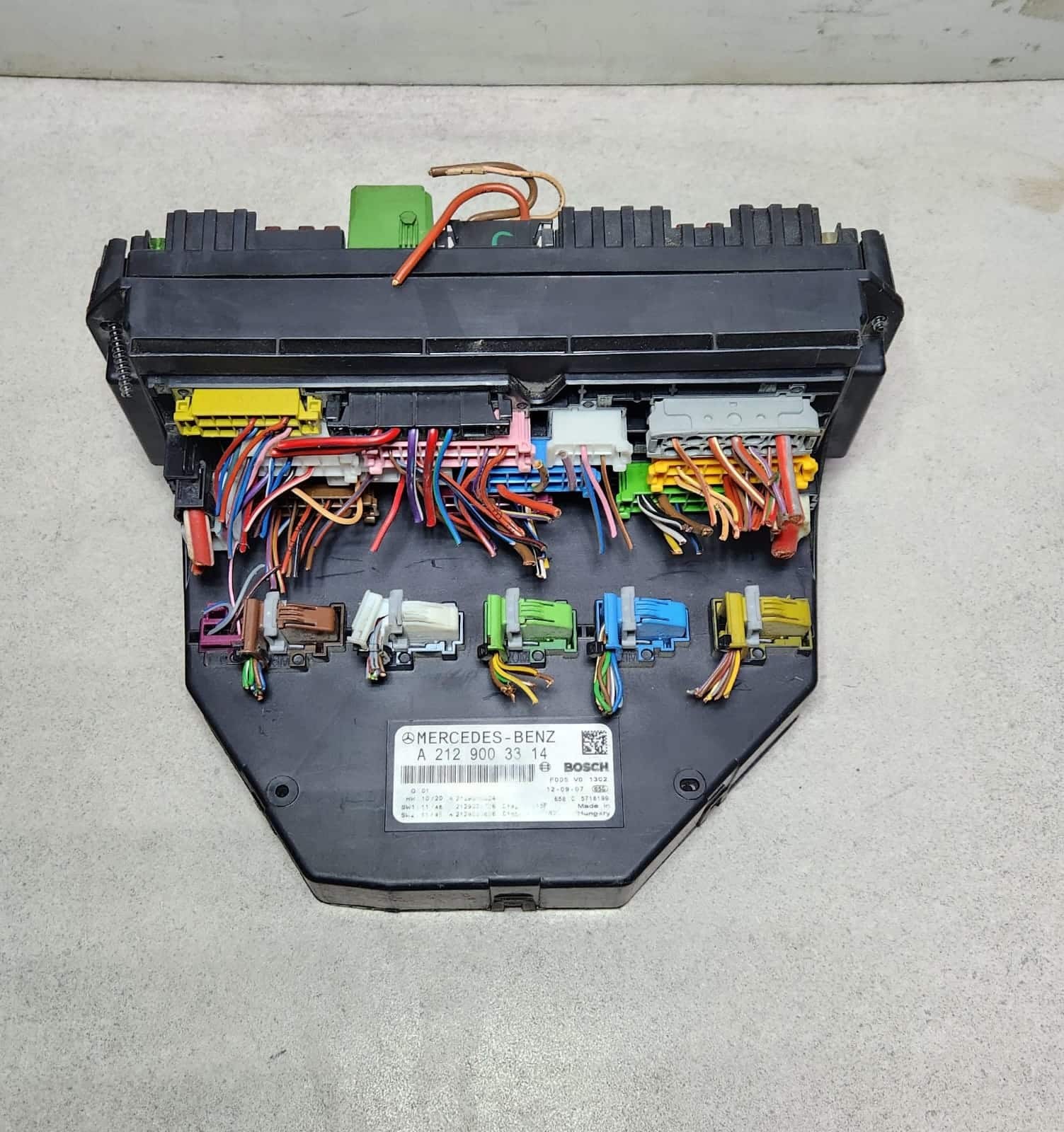 Mercedes-Benz Sam Control Module Front/Rear A2129003314 W204 C-Class