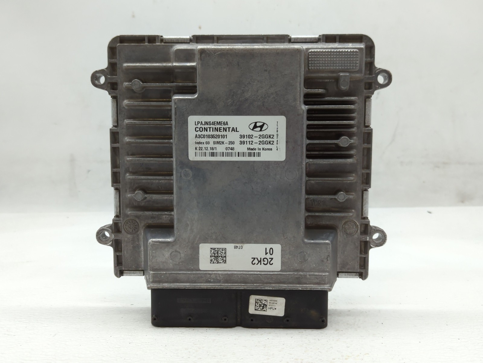 2018-2019 Hyundai Sonata Engine Computer Ecu Pcm Ecm Pcu Oem YOK8U