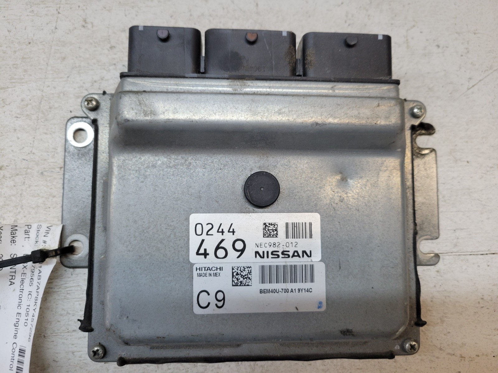 2018-2019 Nissan Sentra 1.8L Engine Control Module ECU ECM PCM BEM40U-700 A1 OEM
