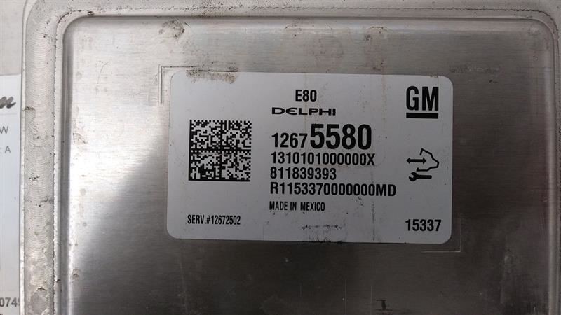 Engine ECM Electronic Control Module VIN B 4th Digit Fits 16 CRUZE 2600917
