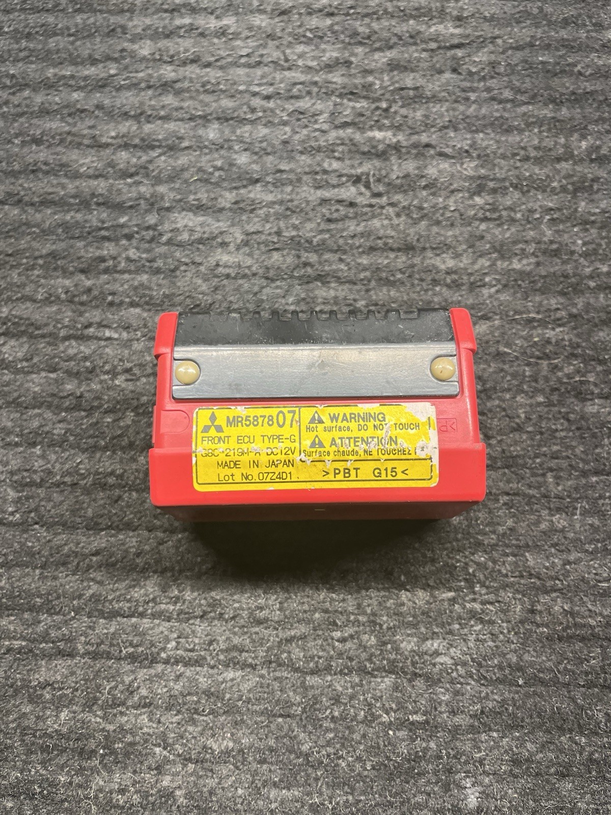 Mitsubishi Lancer Ralliart Main Control Relay Front ECU MR587807 DH