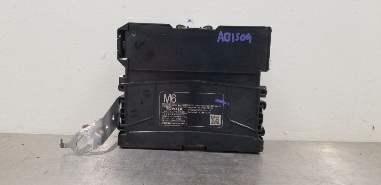 21 LEXUS GX460 TELEMATICS CONTROL MODULE 8674060340