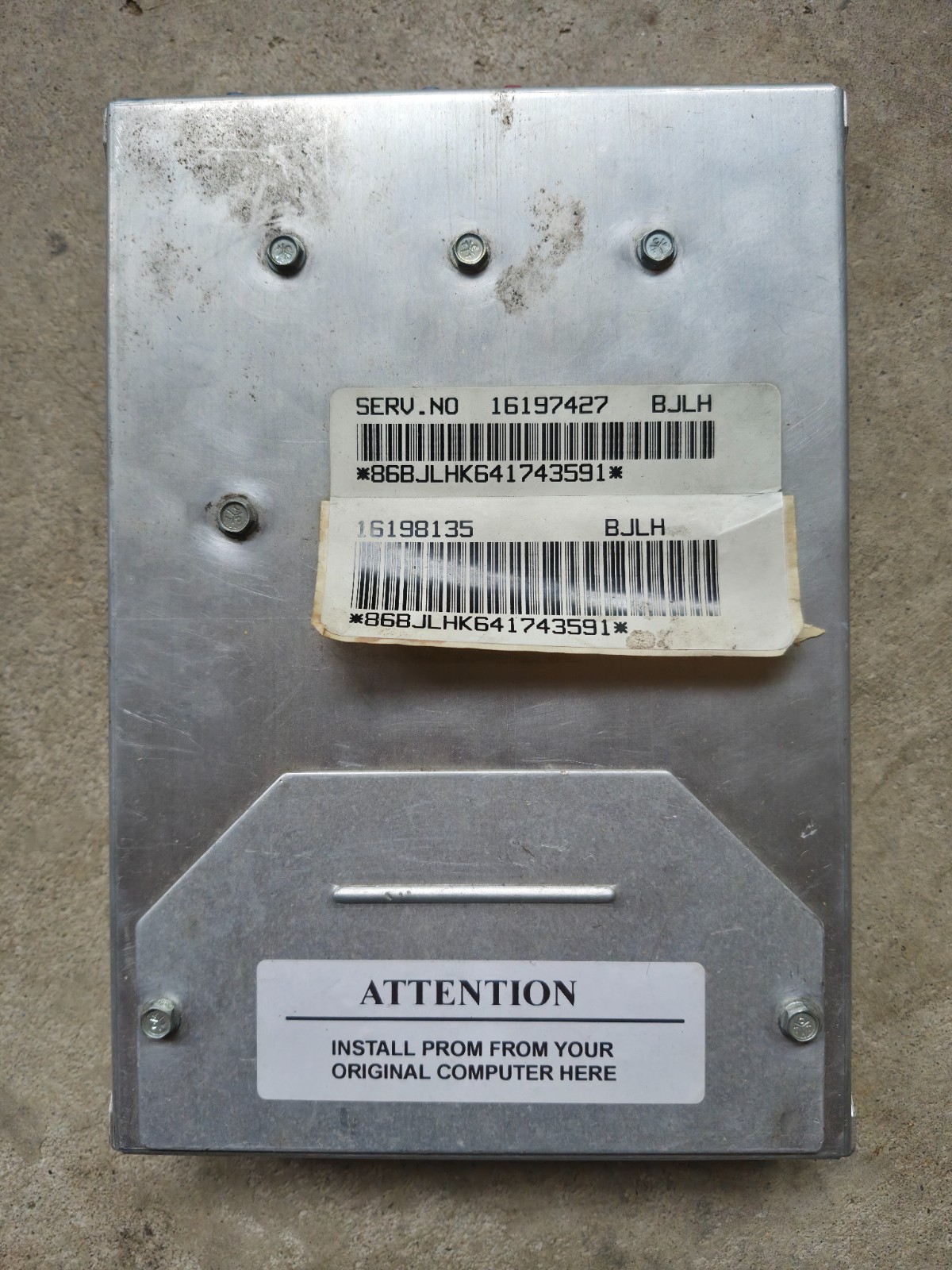 93 94 Chevy Silverado GMC Sierra Computer Module ECU ECM PCM 16197427 BJLF OEM