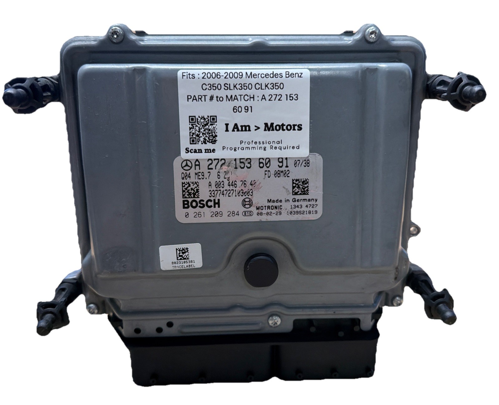 Refurbished ECU ECM Module 06 – 2009 Mercedes-Benz C350 CLK350 | A 272 153 60 91