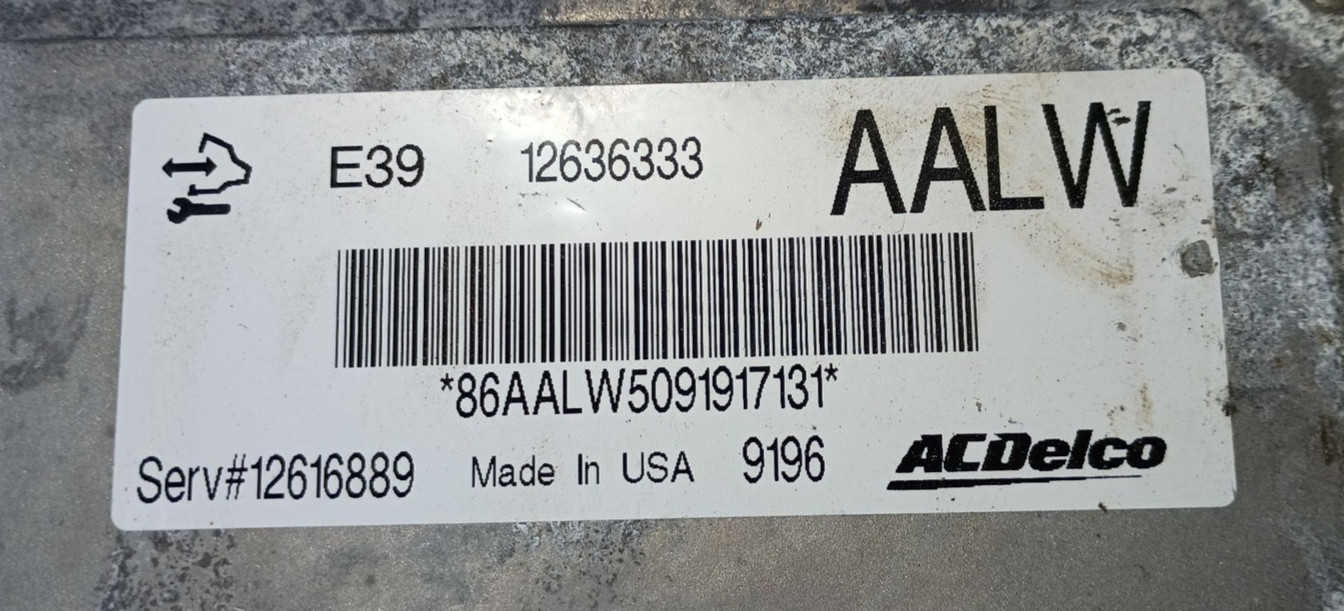 2010 Chevrolet Equinox ECM ECU E39 Serv# 12616889